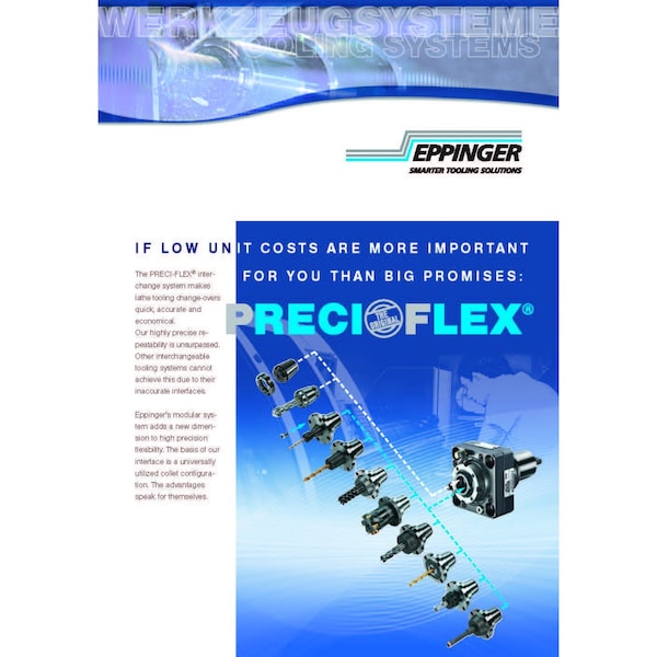 PRECIFLEX Mounting Screw For ER40, Includes Pt11087 5x15 Oring